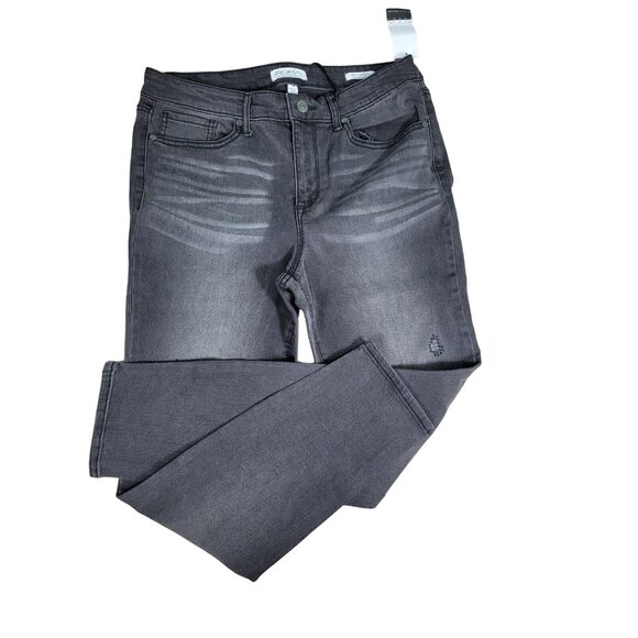 Sofia Vergara Women's Jeans Size 10 Skinny Ankle Stretch Black Rhinestones (32) - Picture 3 of 11